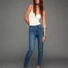 Calças de Jeans Skinny de cintura alta – Calças