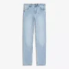 Calças de Jeans Skinny de cintura média com efeito push-up