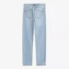 Calças de Jeans Skinny de cintura média com efeito push-up