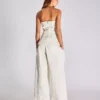 Calças de jeans Wide Leg de cintura baixa e perna larga com pinças