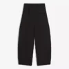 Calças semi-jogger super baggy com pregas
