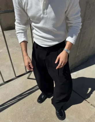 Calças Super Baggy Tailored Fit