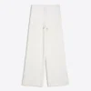Calças Wide Leg com cintura elástica