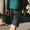 Calções com efeito de toalha às riscas – Bershka Lovers