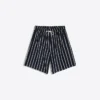 Calções com efeito de toalha às riscas – Bershka Lovers