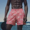 Calções de banho estampados de corte largo – Acessórios
