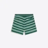 Calções de banho Fit às riscas de corte largo – Bershka Lovers