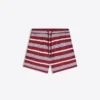 Calções de banho largos Fit às riscas – Bershka Lovers