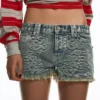 Calções de cintura baixa Aries X Bershka – #Bershkastyle – Mulher
