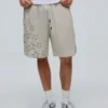 Calções de malha estampados