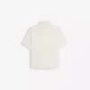 Camisa de calções de manga curta com corte largo e bordados – Camisas – Homem