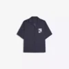 Camisa de calções de manga curta com corte largo estampada – Camisas