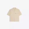 Camisa de manga curta com corte largo – Camisas