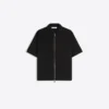 Camisa de manga curta com corte largo e fluido – Camisas