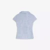 Camisa de manga curta com fecho – Camisas e blusas