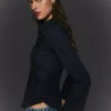Camisa justa com mangas largas – Camisas e blusas
