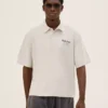 Camisa polo de calções bordada – Camisas – Homem
