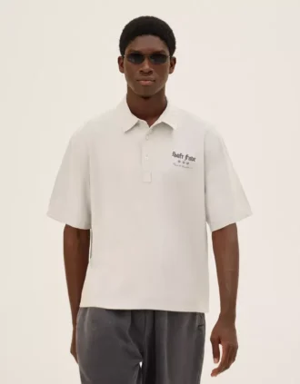 Camisa polo de calções bordada – Camisas – Homem