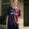 Camisa polo de calções estampada