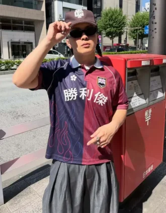 Camisa polo de calções estampada