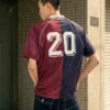 Camisa polo de calções estampada
