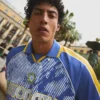 Camisa polo de calções estampada