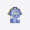 Camisa polo de calções estampada