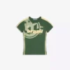 Camiseta de manga curta com estampa desportiva – T-shirts