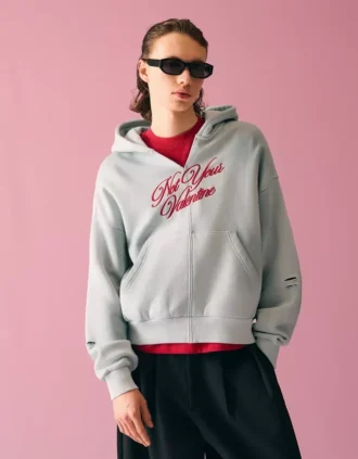 Camisola com capuz curta com efeito desbotado – Sweatshirts e hoodies