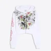 Camisola com capuz estampada Ed Hardy X Bershka – Mulher