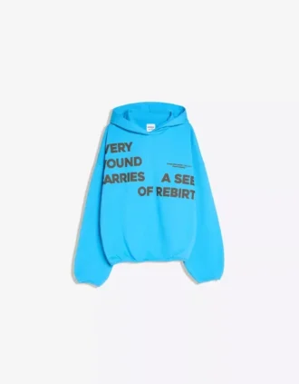 Camisola com capuz estampada – Sweatshirts e hoodies