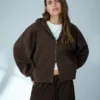 Camisola com capuz oversize com fecho – Sweatshirts e hoodies