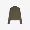 Camisola com fecho de correr de secagem rápida e respirável – Sweatshirts e hoodies – Mulher