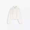 Camisola com fecho e efeito neoprene
