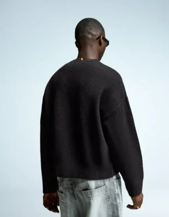 Camisola de gola redonda – Camisolas e cardigãs – Homem