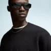 Camisola de gola redonda – Camisolas e cardigãs – Homem