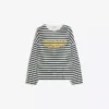 Camisola de gola redonda às riscas – Sweatshirts e hoodies