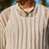 Camisola de malha aberta – Camisolas e cardigãs de malha