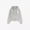 Camisola Fit com fecho e corte largo com estampado – Sweatshirts e hoodies