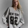 Camisola Oversize estampada