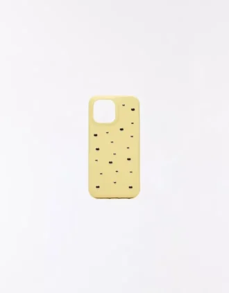 Capa para telemóvel em Faux Leather com tachas
