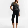 Capris de malha técnica – Calças