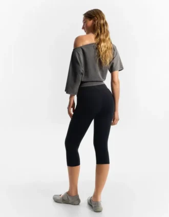 Capris de malha técnica – Calças