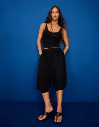 Capris de virilha baixa
