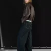 Casaco bomber de Faux Leather com cinto – Casacos e gabardinas