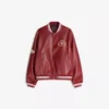 Casaco bomber em Faux Leather com estampado