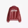 Casaco bomber em Faux Leather com estampado