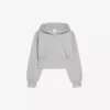 Casaco com capuz e fecho de correr de cintura alta – #Bershkastyle – Mulher