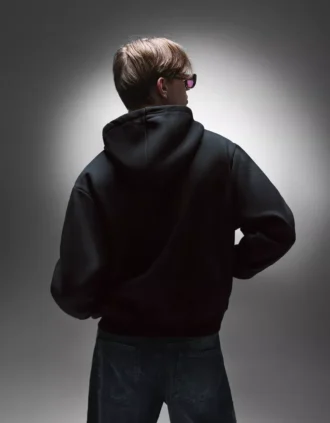 Casaco com capuz e fecho de correr estampado – Sweatshirts e hoodies