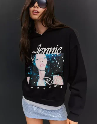 Casaco com capuz Jennie Ruby Print – Mulher